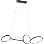 LED Hanglamp - Trion Rondy - 37W - Warm Wit 3000K - Dimbaar, Ophalen of Verzenden, Nieuw, Metaal