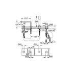 Badrandcombinatie Met Baduitloop Grohe Lineare New 4-gats, Ophalen of Verzenden, Nieuw