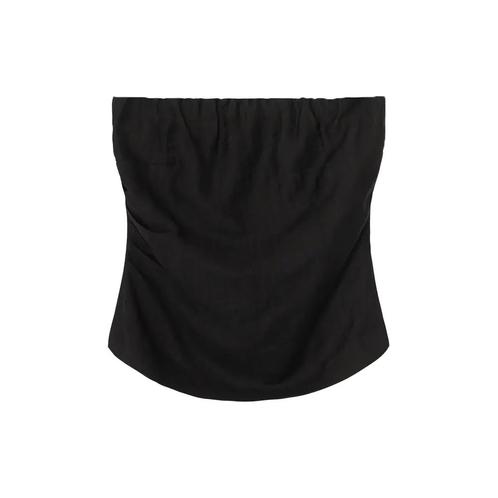 Graumann • zwarte linnen top Kate • XS, Kleding | Dames, Tops, Zwart, Nieuw, Maat 34 (XS) of kleiner, Verzenden