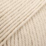 DROPS Daisy Uni Colour - 02 marsepein - Merino Garen, Hobby en Vrije tijd, Breien en Haken, Ophalen of Verzenden, Nieuw
