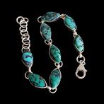 Armband met Tibetaanse turquoise en 925 milligram zilver., Verzamelen