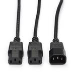 C14 naar C13 kabel | ACT | 1.8 meter (2 x C13), Verzenden, Nieuw