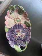 Wandbord - Barbotine, Antiek en Kunst