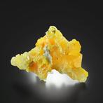 Verbazingwekkende gele WULFENITE Onderra-mijn, Namibië, Verzamelen, Mineralen en Fossielen