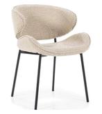 Stoel Tess - Zand Spark - 95734 - eetkamerstoelen, Huis en Inrichting, Stoelen, Nieuw, Stof