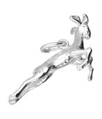 Zilveren Gazelle ketting hanger, Verzenden, Nieuw