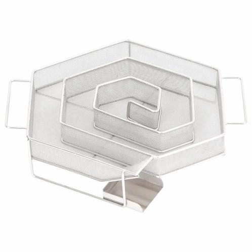 vidaXL Rookgenerator koud 6-hoekig 22,5 cm roestvrij staal, Tuin en Terras, Barbecue-accessoires, Nieuw, Verzenden