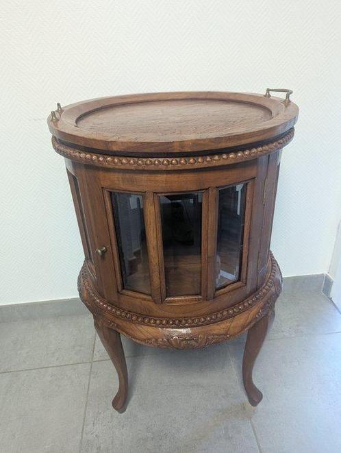 Kast op een standaard - Hout - Antieke bar vitrinekast, Antiek en Kunst, Antiek | Overige Antiek