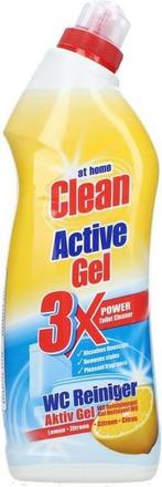 At Home Clean Active Gel Lemon Toilet Reiniger - 750 ml, Ophalen of Verzenden