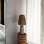Bazar Bizar Tafellamp Naxos Terracotta en gras, Huis en Inrichting, Lampen | Tafellampen, Nieuw, Verzenden