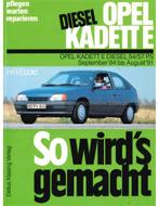 1984 - 1991 OPEL KADETT E DIESEL VRAAGBAAK DUITS (SO WIRDS, Auto diversen, Handleidingen en Instructieboekjes