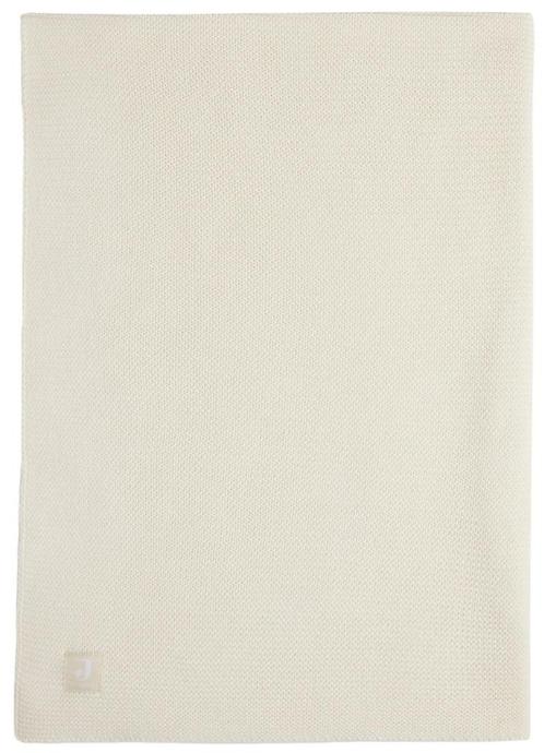Jollein Basic Knit Ivory 100 x 150  cm Ledikantdeken, Kinderen en Baby's, Dekens, Slaapzakjes en Inbakerproducten, Nieuw, Verzenden