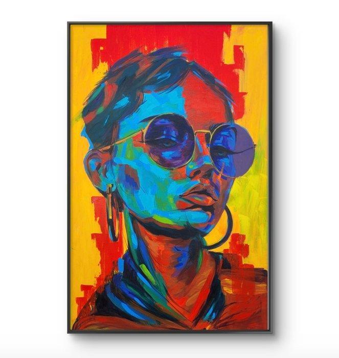 Leandro Olano - La Mirada que No Pide Permiso, Antiek en Kunst, Kunst | Schilderijen | Modern