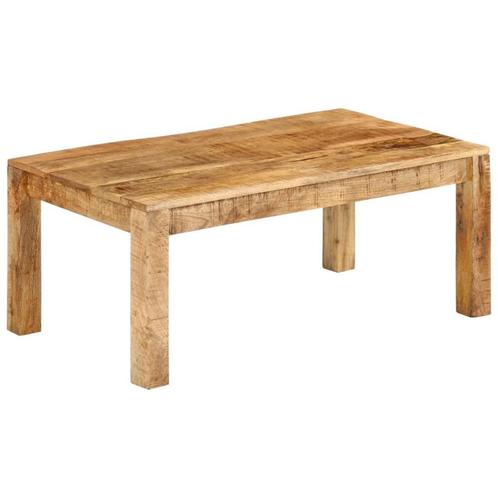 vidaXL Salontafel 100x55x40 cm massief mangohout, Huis en Inrichting, Tafels | Salontafels, 100 tot 150 cm, Nieuw, Overige houtsoorten