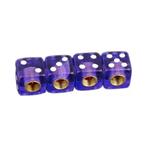 TT-products ventieldoppen Dice Clear Purple dobbelstenen 4, Auto diversen, Ophalen of Verzenden, Nieuw