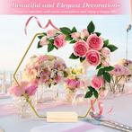 Gouden Zeshoekige Metalen Ringen 20 cm – Set van 6 -, Hobby en Vrije tijd, Feestartikelen, Verzenden, Nieuw