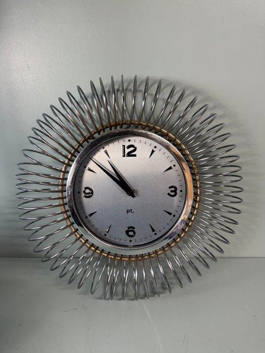 Klok - Metaal - 1990-2000, Antiek en Kunst, Kunst | Designobjecten