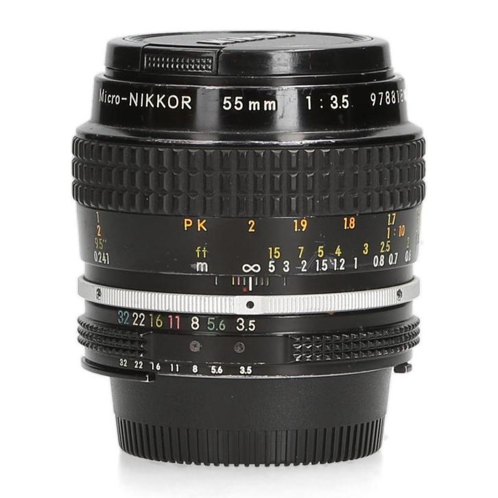 Nikon 55mm F3.5 Ai Micro, Audio, Tv en Foto, Fotografie | Lenzen en Objectieven, Zo goed als nieuw, Ophalen of Verzenden