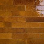 Wandtegel menorca roest bruin glans vintage craquele, Doe-het-zelf en Verbouw, Tegels, Nieuw, Ophalen of Verzenden, 10 m² of meer