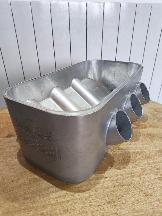 Ijsemmer - Aluminium - Red Bull koelbox MotorV6, Antiek en Kunst, Antiek | Wandborden en Tegels