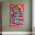 Timo Wedell - Spider Cat - XXL - Basquiat Style, Antiek en Kunst