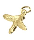 Gouden Penis met vleugels klein kettinghanger, Verzenden, Nieuw