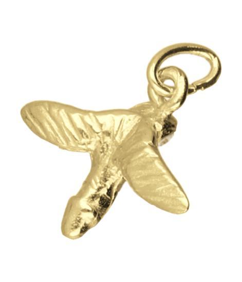 Gouden Penis met vleugels klein kettinghanger, Sieraden, Tassen en Uiterlijk, Kettinghangers, Verzenden