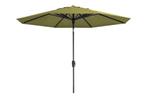 Madison Paros 2 luxe stokparasol - 300 cm. - Sage green, Verzenden, Nieuw, Stokparasol, Kantelbaar