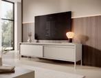 Meubella TV-Meubel Saran beige 187 cm, Huis en Inrichting, Kasten | Televisiemeubels, Nieuw, 150 tot 200 cm, Overige materialen