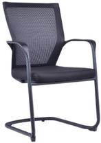Nieuw Vergaderstoel Menton Zwart Sledeframe HHV, Ophalen of Verzenden, Nieuw