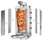 GGM Gastro | Gas Gyros-/ Döner grill - 4 branders - max. 60, Verzenden