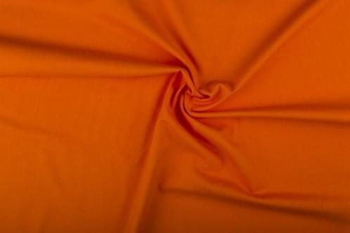 Goedkoop katoen oranje - Katoenen stof 60m op rol, Hobby en Vrije tijd, Stoffen en Lappen, 120 cm of meer, 200 cm of meer, Oranje
