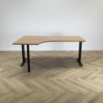 hoekbureau (links) 180x120 cm, beuken - zwart, Huis en Inrichting, Ophalen of Verzenden, Gebruikt, Bureau