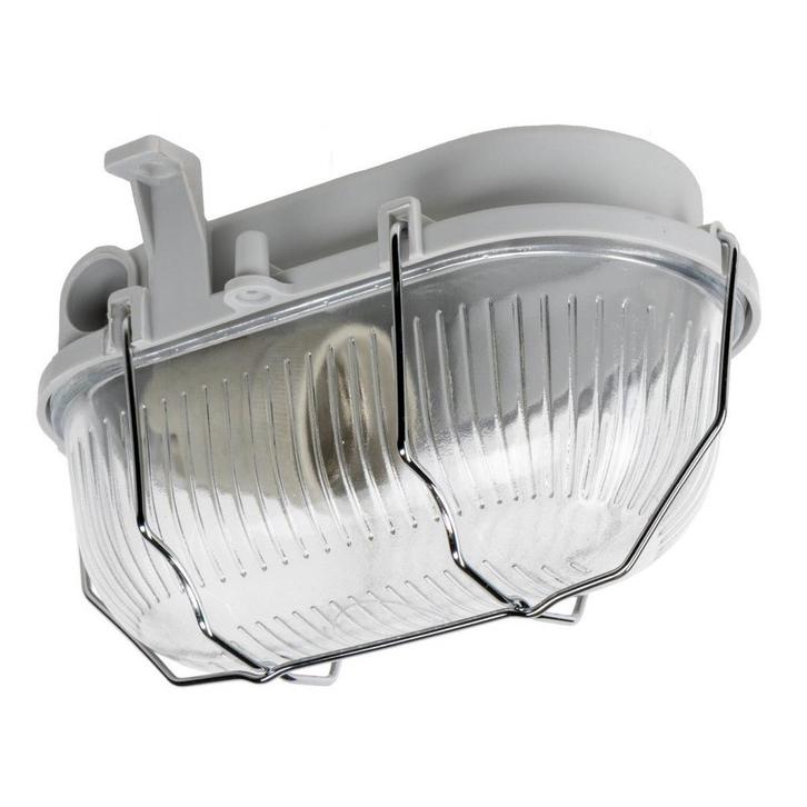 Buitenlamp Wandarmatuur Bulkhead IP44 – Grijs – Zonder Licht, Huis en Inrichting, Lampen | Overige, Nieuw, Verzenden