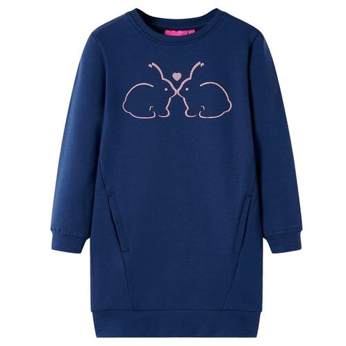 vidaXL Kinderjurk 116 marineblauw, Kinderen en Baby's, Kinderkleding | Overige, Nieuw, Verzenden