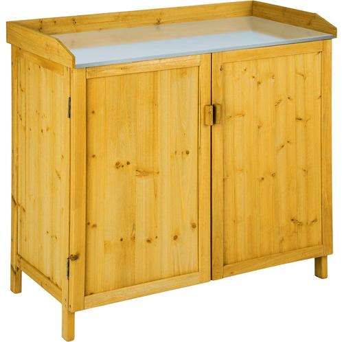 Planten tafel Vita met onderkast - bruin, Tuin en Terras, Overige Tuin en Terras, Verzenden