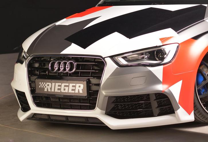 Rieger bumper | Audi A3 / S3 8V 2013-2016 3D/5D | ABS, Auto-onderdelen, Carrosserie en Plaatwerk, Nieuw, Audi, Verzenden