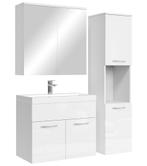 Badkamermeubel Set Montreal 60 cm Wit Badmeubel, Huis en Inrichting, Verzenden, Nieuw, Wastafelkast