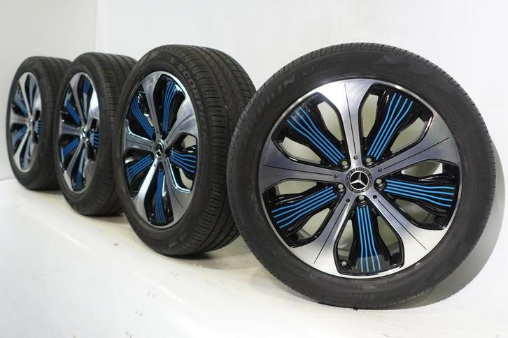 Mercedes EQC N293 C293 20 inch velgen Pirelli Zomerbanden Or, Auto-onderdelen, Banden en Velgen, Velg(en), Gebruikt, 20 inch, Zomerbanden