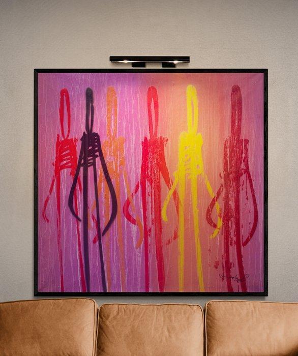 RAM - Red R-Evolution, Antiek en Kunst, Kunst | Schilderijen | Modern