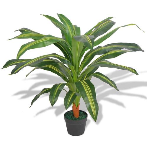 vidaXL Kunst dracena plant met pot 90 cm groen, Huis en Inrichting, Woonaccessoires | Kunstplanten en Kunstbloemen, Nieuw, Verzenden