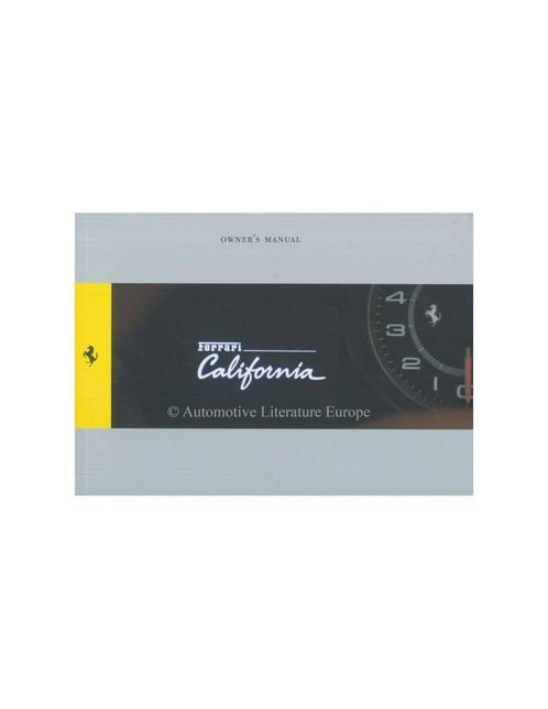 2009 FERRARI CALIFORNIA INSTRUCTIEBOEKJE ENGELS, Auto diversen, Handleidingen en Instructieboekjes