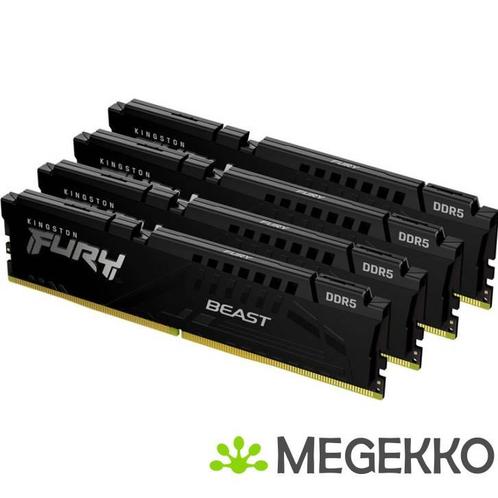 Kingston DDR5 FURY Beast 4x16GB 6000, Computers en Software, RAM geheugen, Nieuw, Verzenden