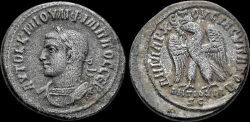 247-249ad Seleucis and Pieria Antioch Philip Ii Ar tetrad..., Postzegels en Munten, Munten | Europa | Niet-Euromunten, Verzenden