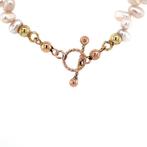 Parel collier met gouden sluiting 14 krt, Sieraden, Tassen en Uiterlijk, Kettingen, Ophalen of Verzenden, Nieuw