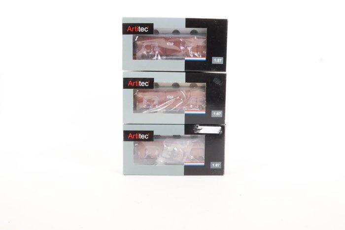 Artitec H0 - 20.164.02/07/08 - Modeltrein goederenwagon (3), Hobby en Vrije tijd, Modeltreinen | H0