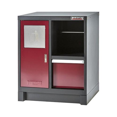 Werkplaatskast donkerrood met afvalbak 72 x 57 x 90 cm, Doe-het-zelf en Verbouw, Werkbanken, Ophalen of Verzenden