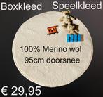 Boxkleed Speelkleed 100% MERINO WOL WOLLEN RONDE 95cm €29,95, Kinderen en Baby's, Nieuw, Boxkleed, Ophalen of Verzenden