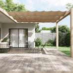 vidaXL Luifel verticaal 140x420 cm oxford stof taupe, Tuin en Terras, Zonneschermen, Verzenden, Nieuw