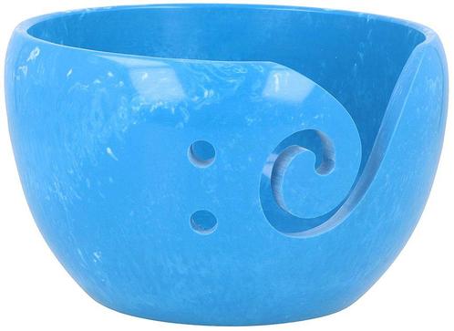Scheepjes Yarn Bowl - Blauw Parelmoer effect - 13x8cm, Hobby en Vrije tijd, Breien en Haken, Ophalen of Verzenden